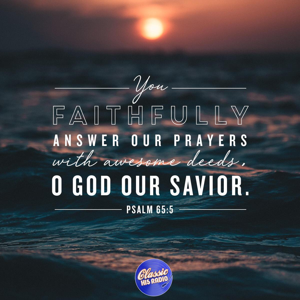 Psalm 65:5 - Verse of the Day