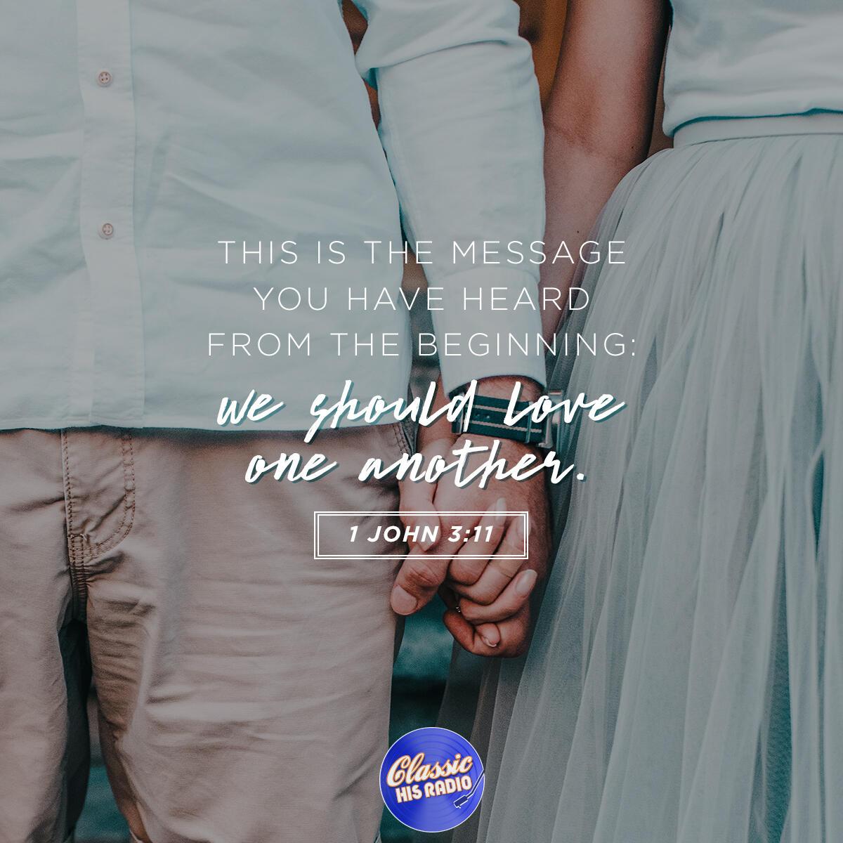 1 John 3:11 - Verse of the Day