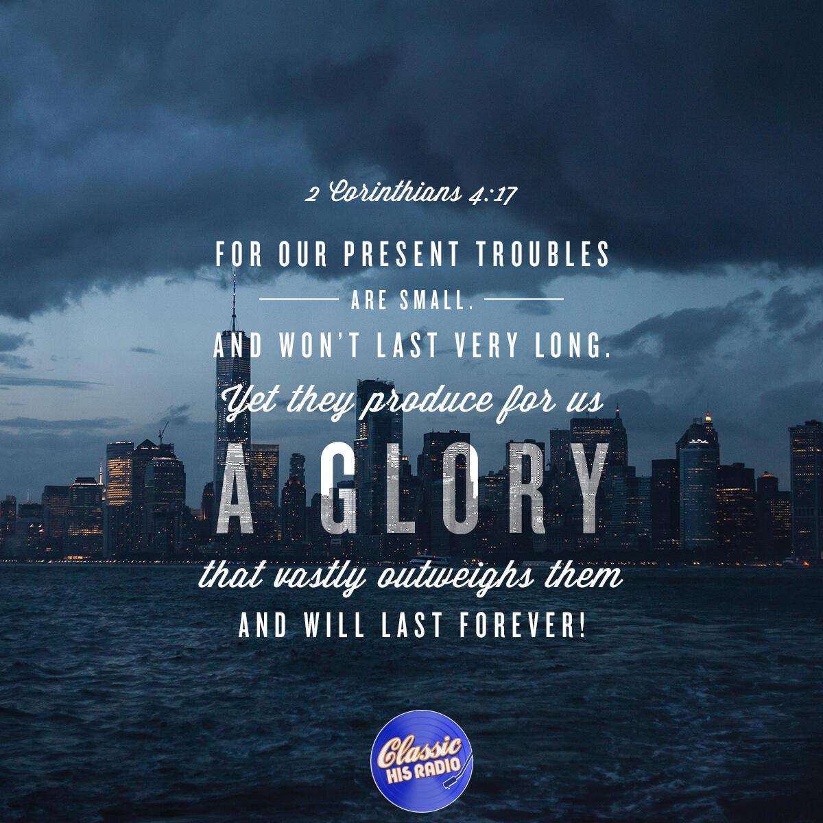 2 Corinthians 4:17 - Verse of the Day