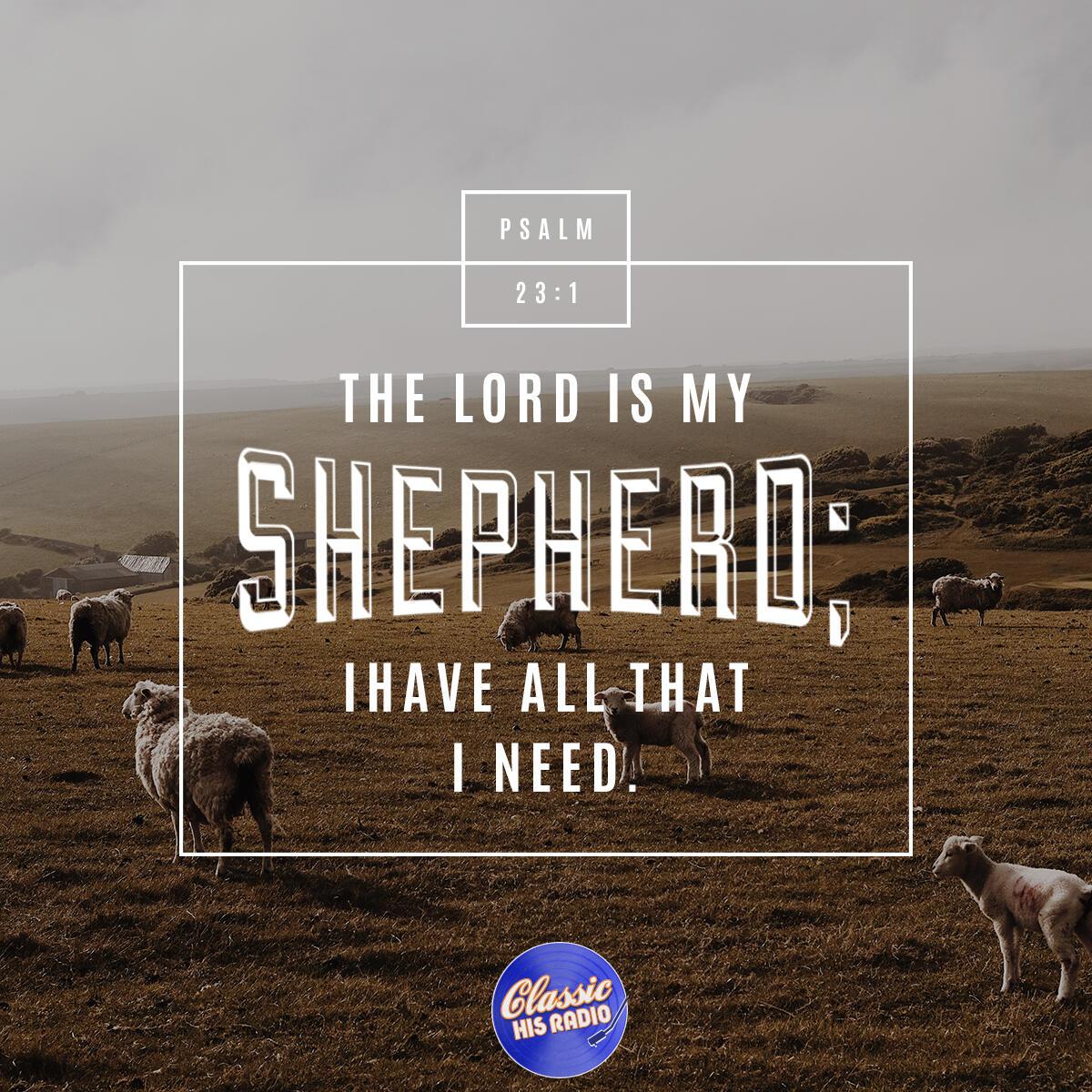 Psalm 23:1 - Verse of the Day