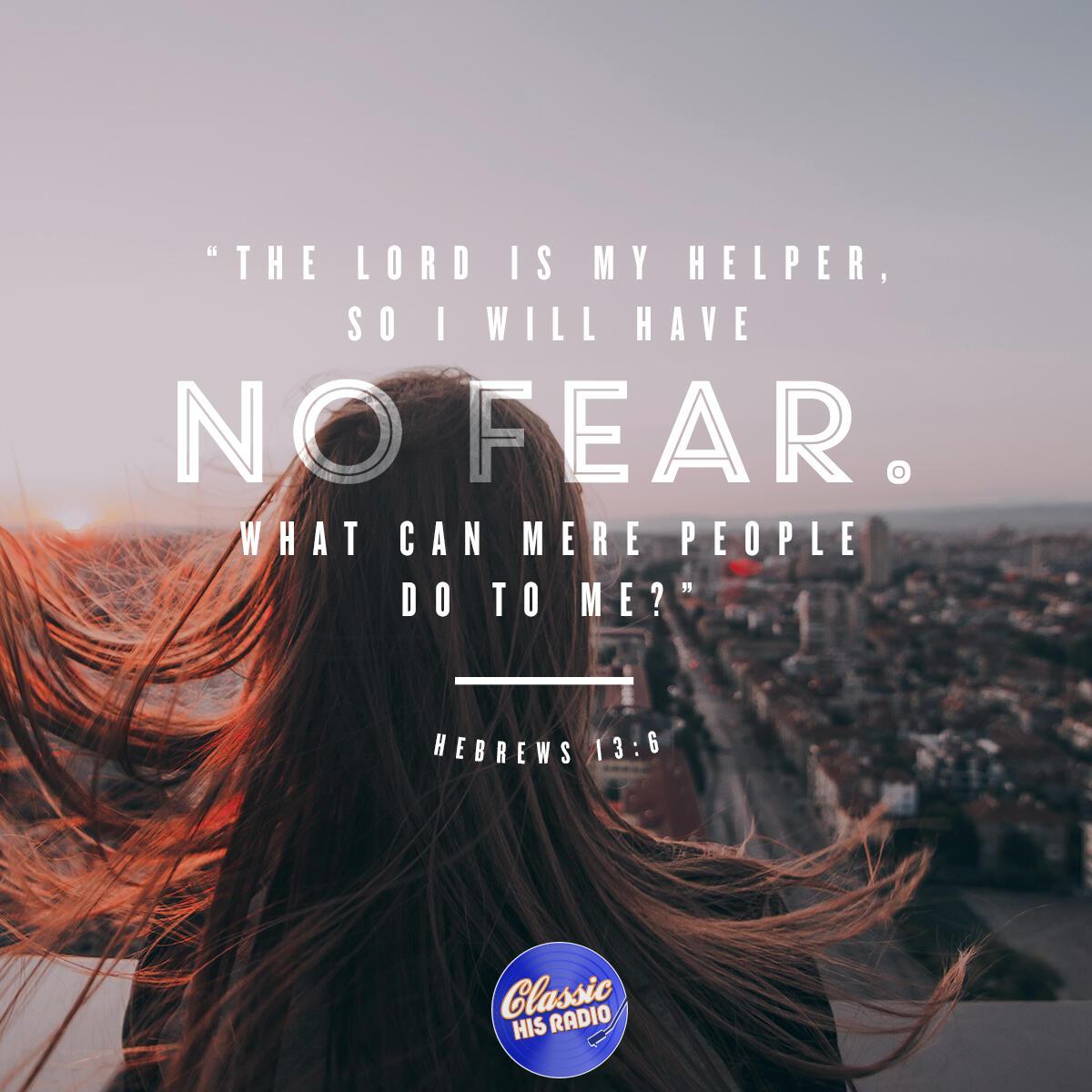 Hebrews 13:6 - Verse of the Day