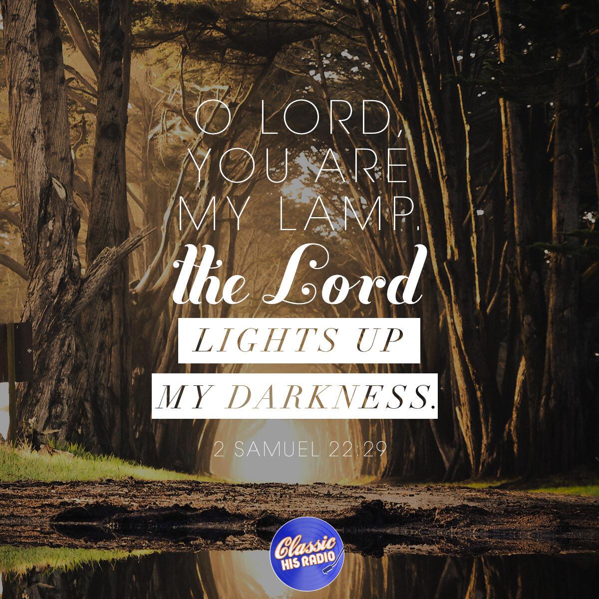 2 Samuel 22:29 - Verse of the Day