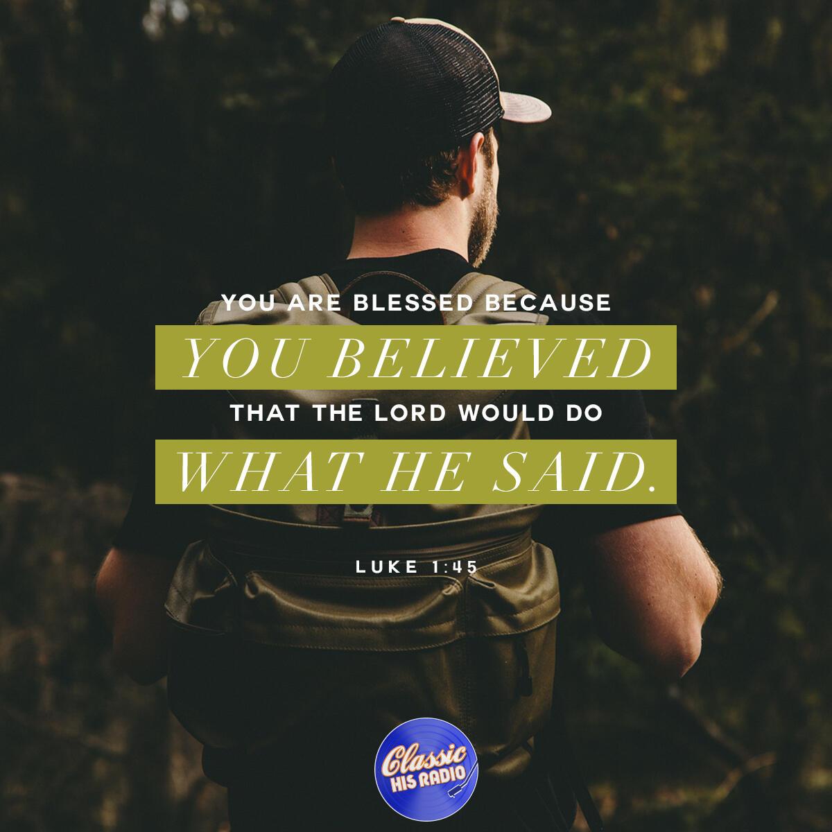 Luke 1:45 - Verse of the Day