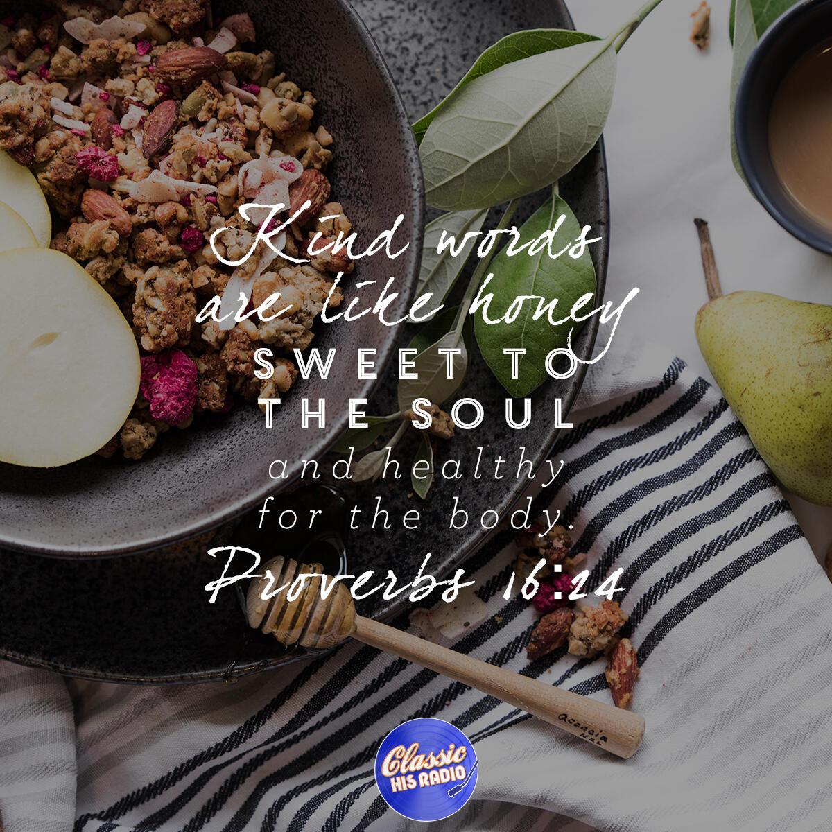 Proverbs 16:24 - Verse of the Day