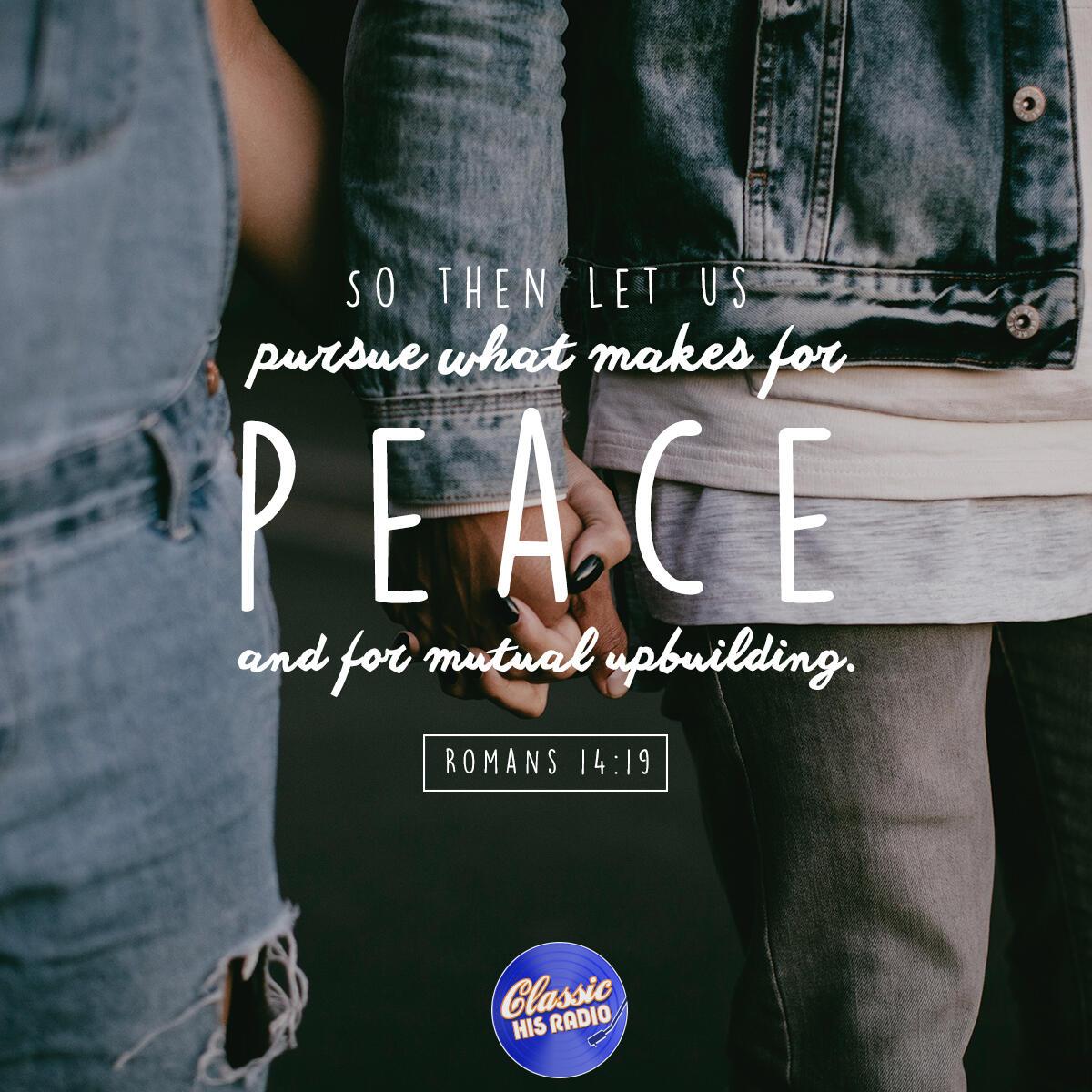 Romans 14:19 - Verse of the Day