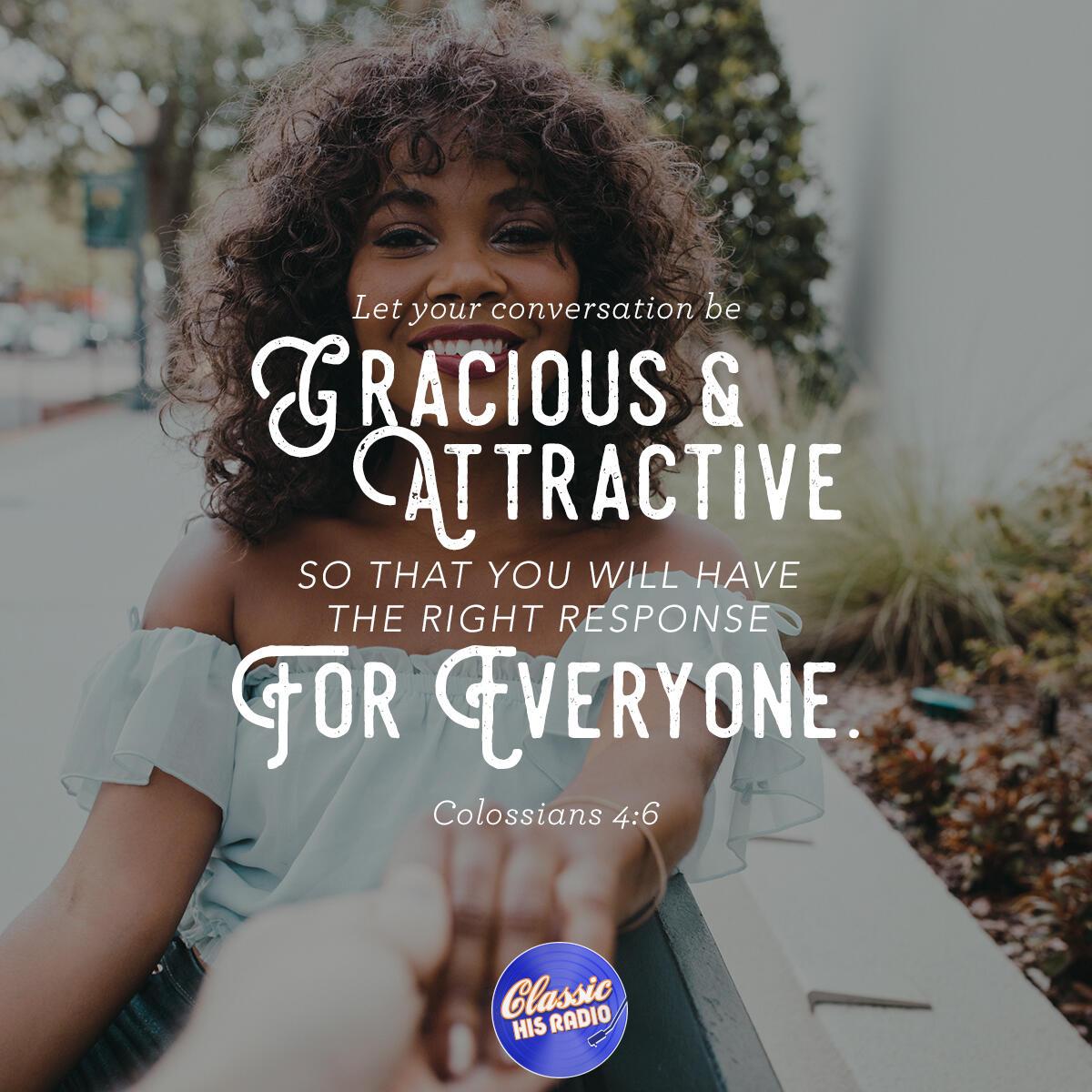 Colossians 4:6 - Verse of the Day