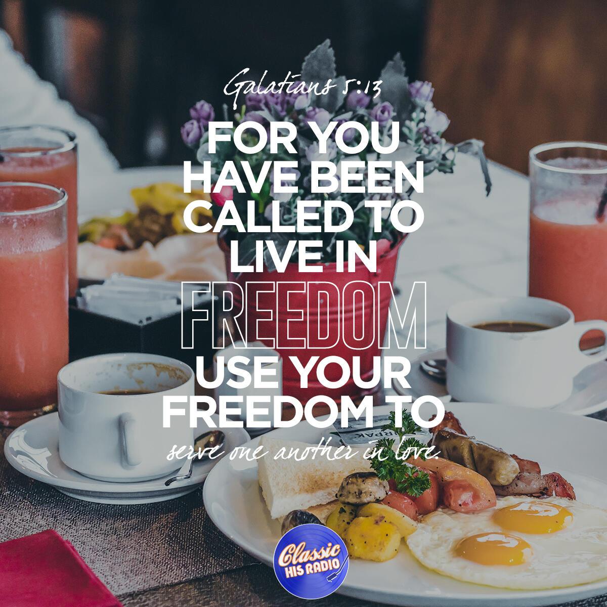 Galatians 5:13 - Verse of the Day