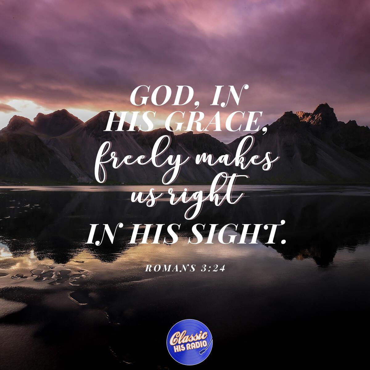 Romans 3:24 - Verse of the Day