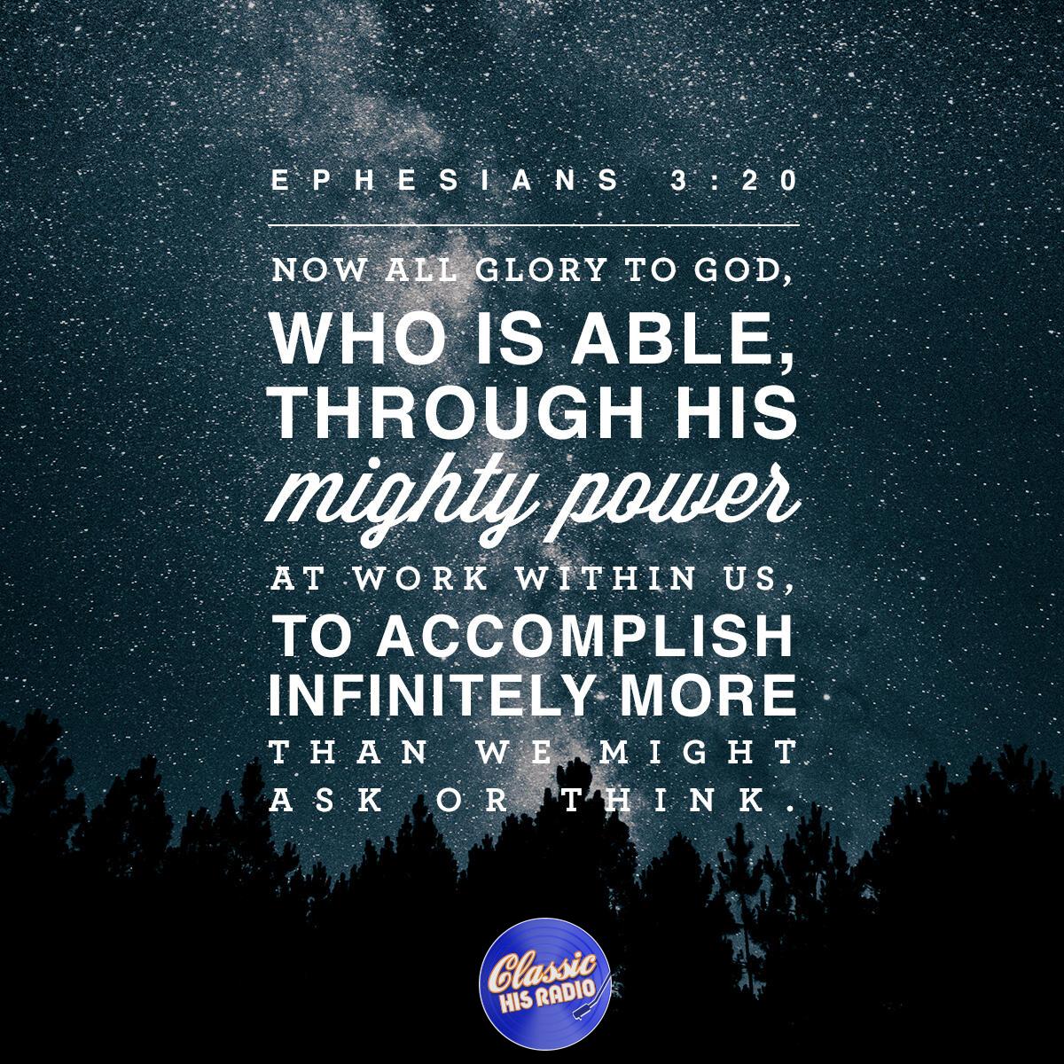 Ephesians 3:20 - Verse of the Day