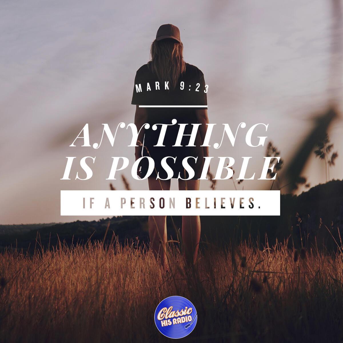 Mark 9:23 - Verse of the Day