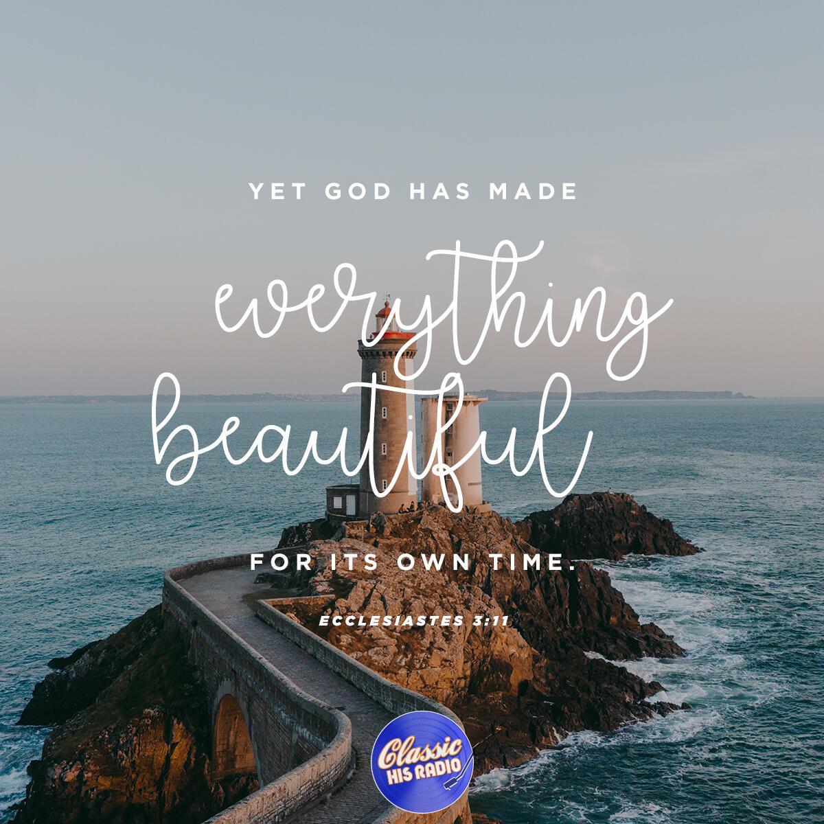 Ecclesiastes 3:11 - Verse of the Day