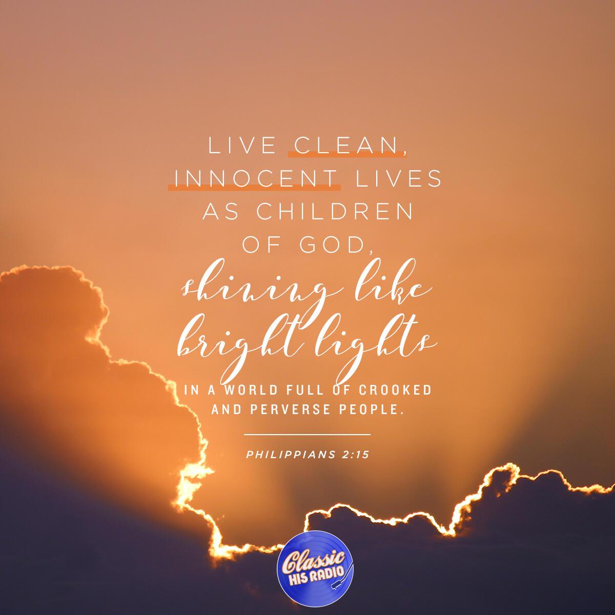 Philippians 2:15 - Verse of the Day