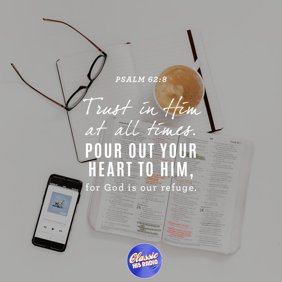 Psalm 62:8 - Verse of the Day