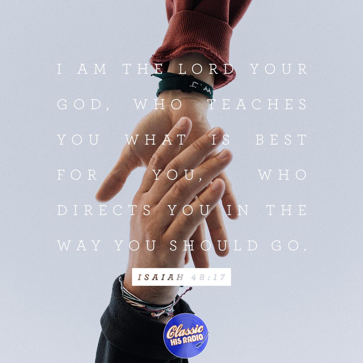 Isaiah 48:17 - Verse of the Day