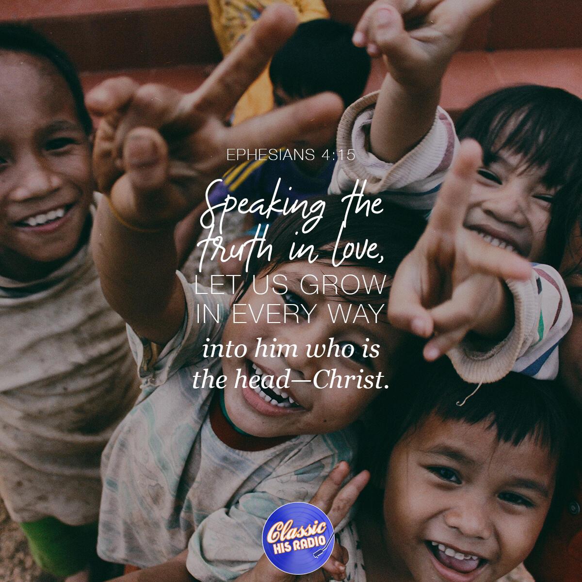 Ephesians 4:15 - Verse of the Day