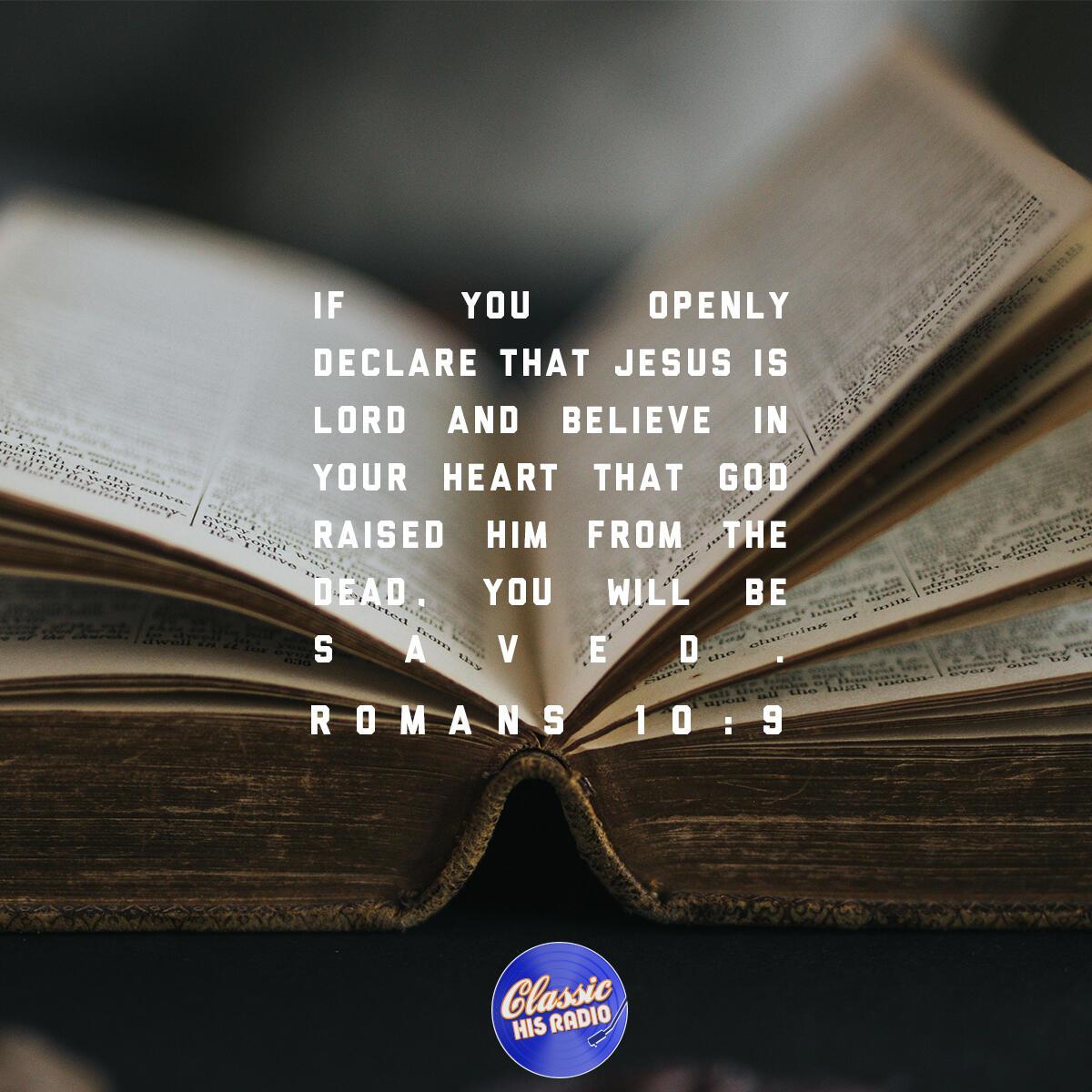 Romans 10:9 - Verse of the Day