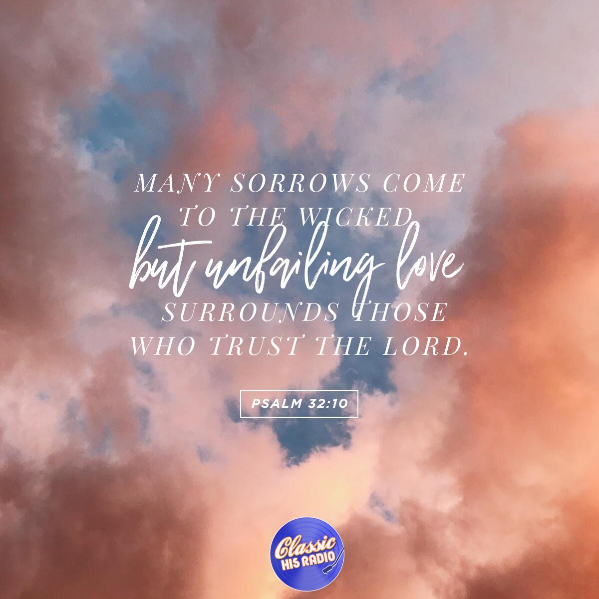 Psalm 32:10 - Verse of the Day