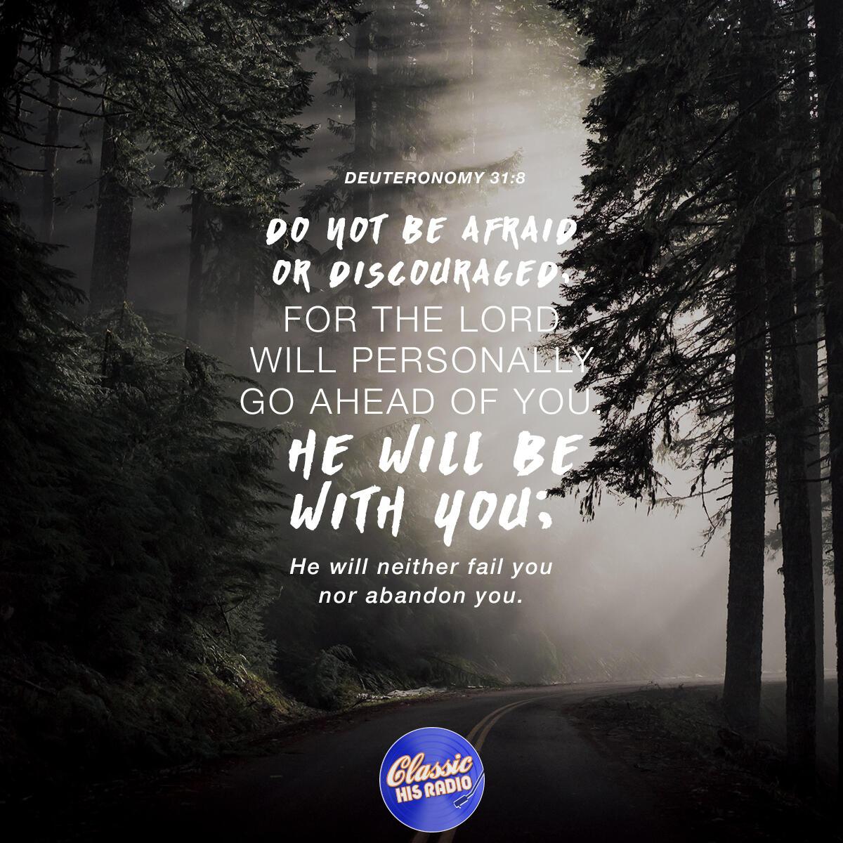 Deuteronomy 31:8 - Verse of the Day