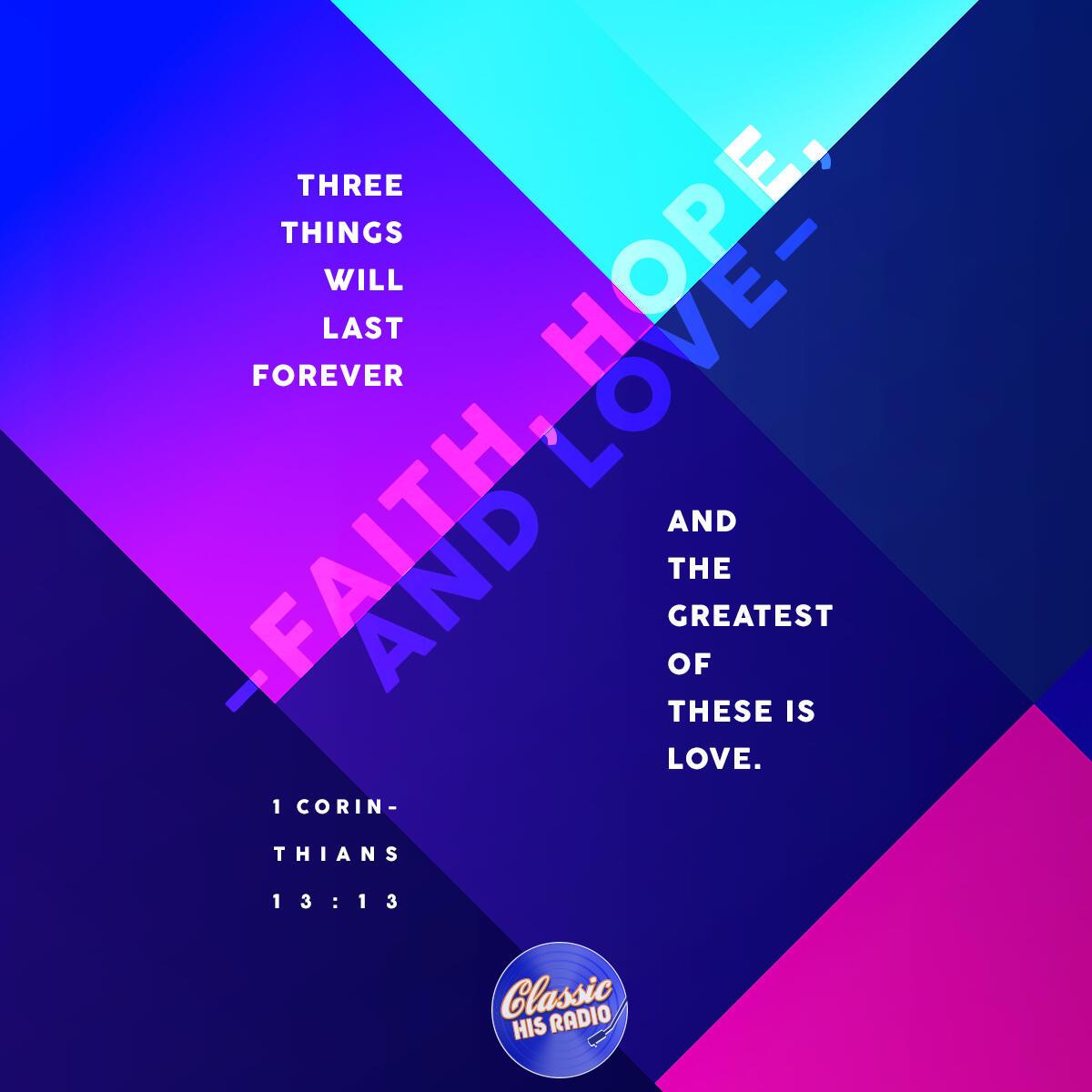 1 Corinthians 13:13 - Verse of the Day