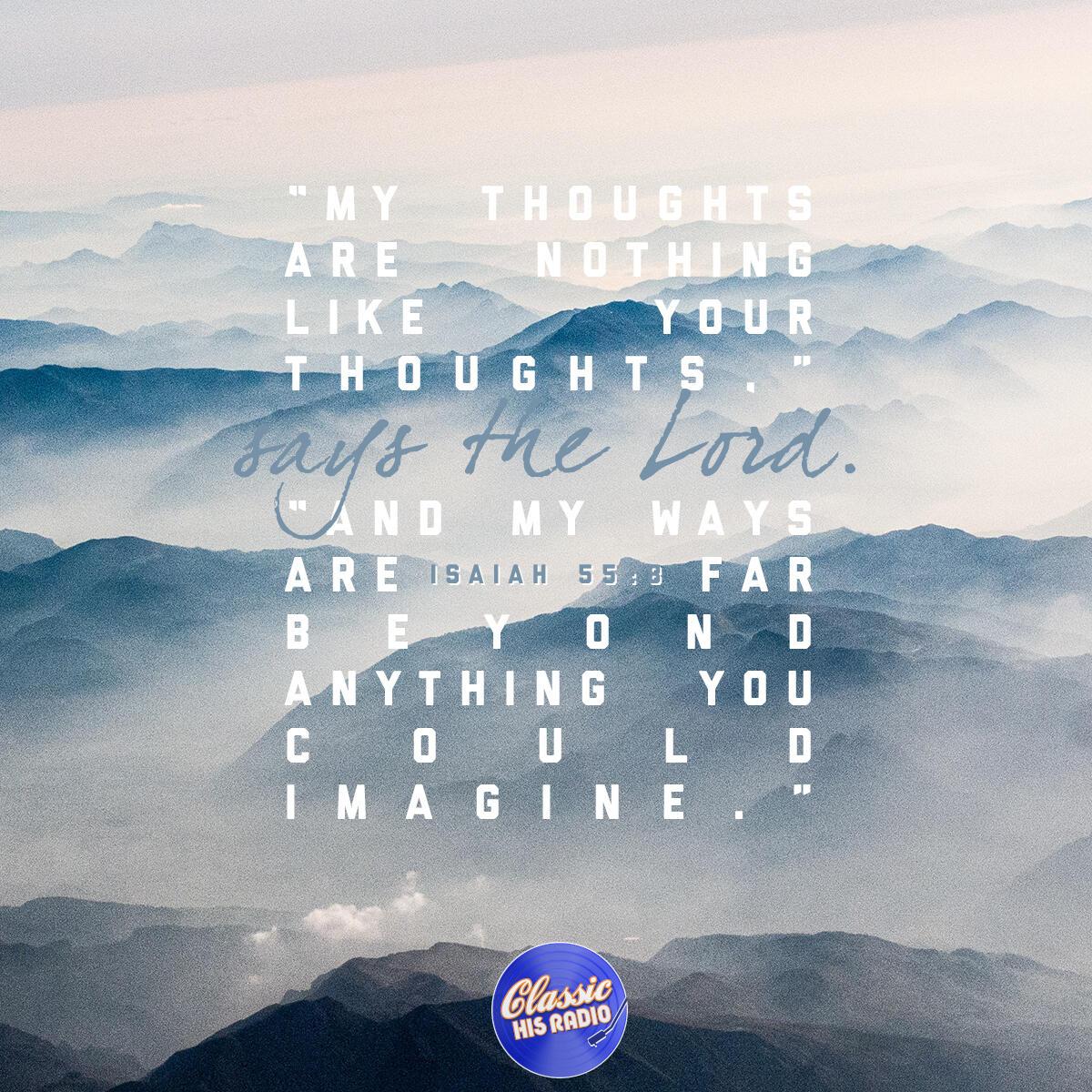 Isaiah 55:8 - Verse of the Day
