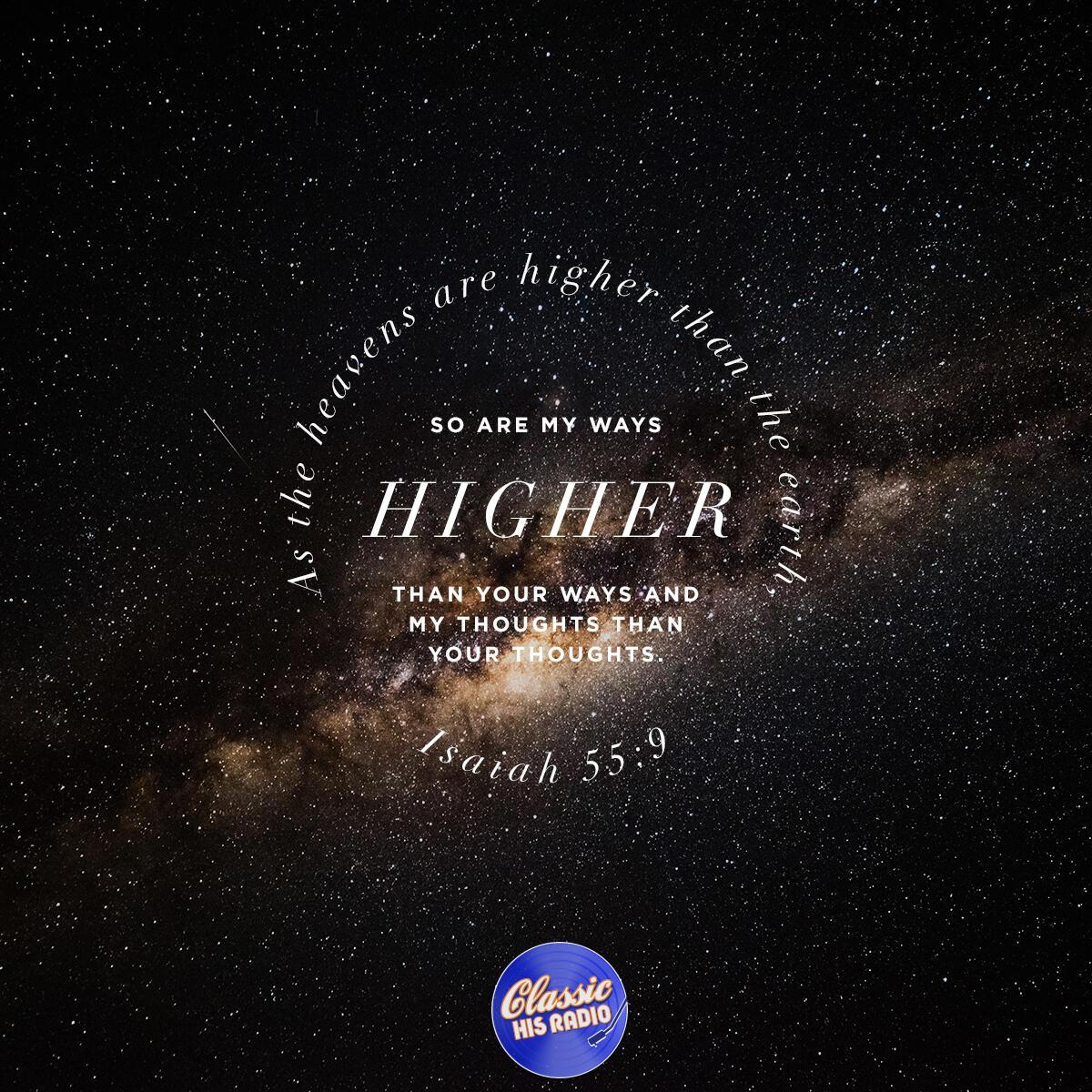 Isaiah 55:9 - Verse of the Day
