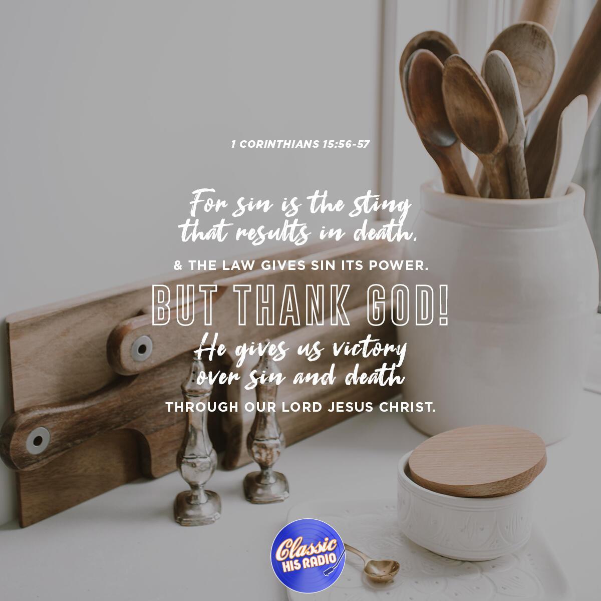 1 Corinthians 15:56-57 - Verse of the Day