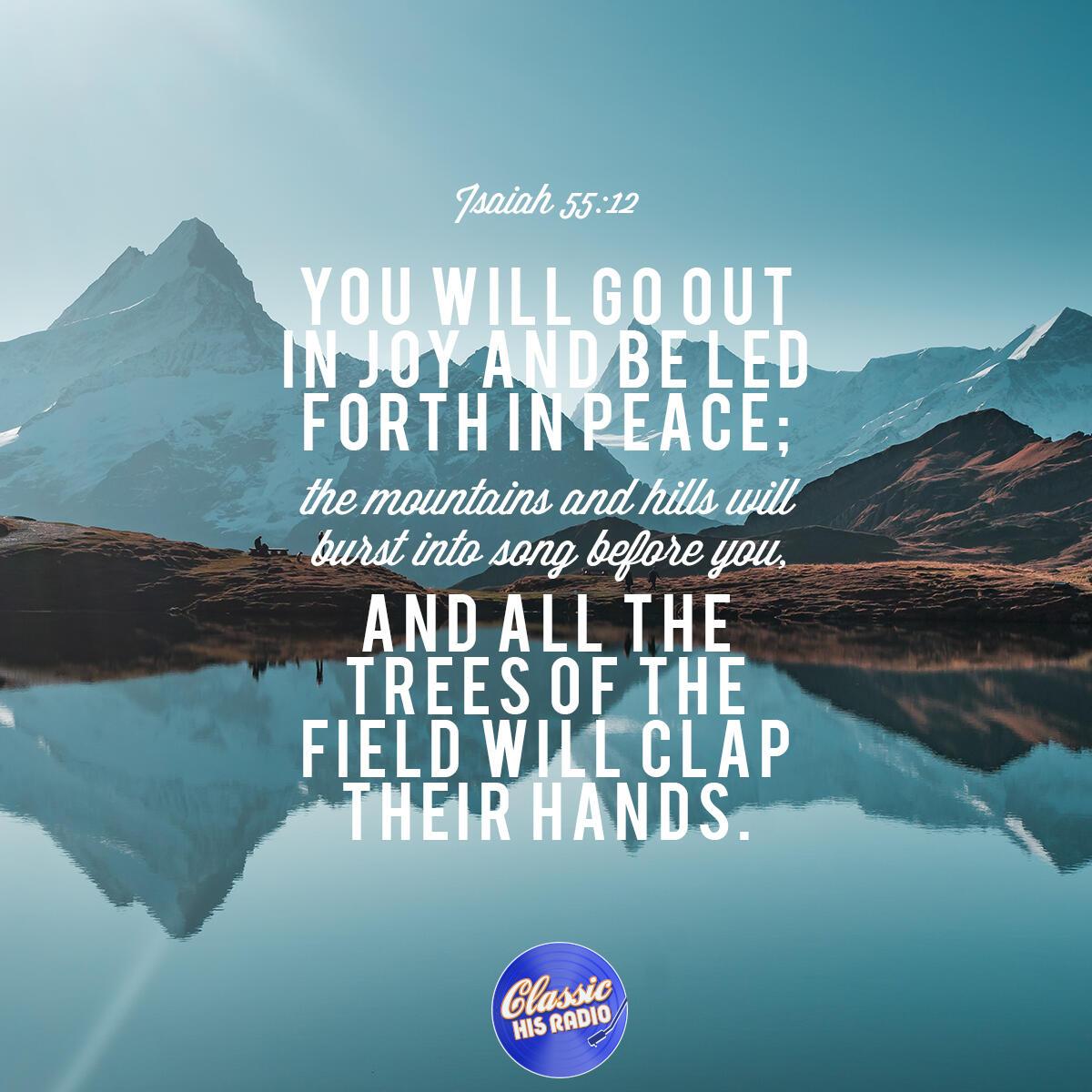 Isaiah 55:12 - Verse of the Day
