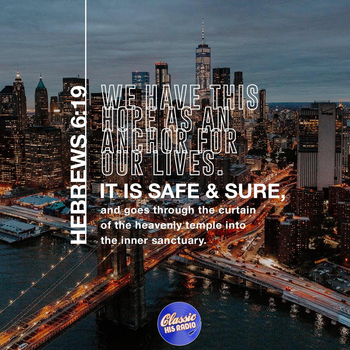 Hebrews 6:19 - Verse of the Day