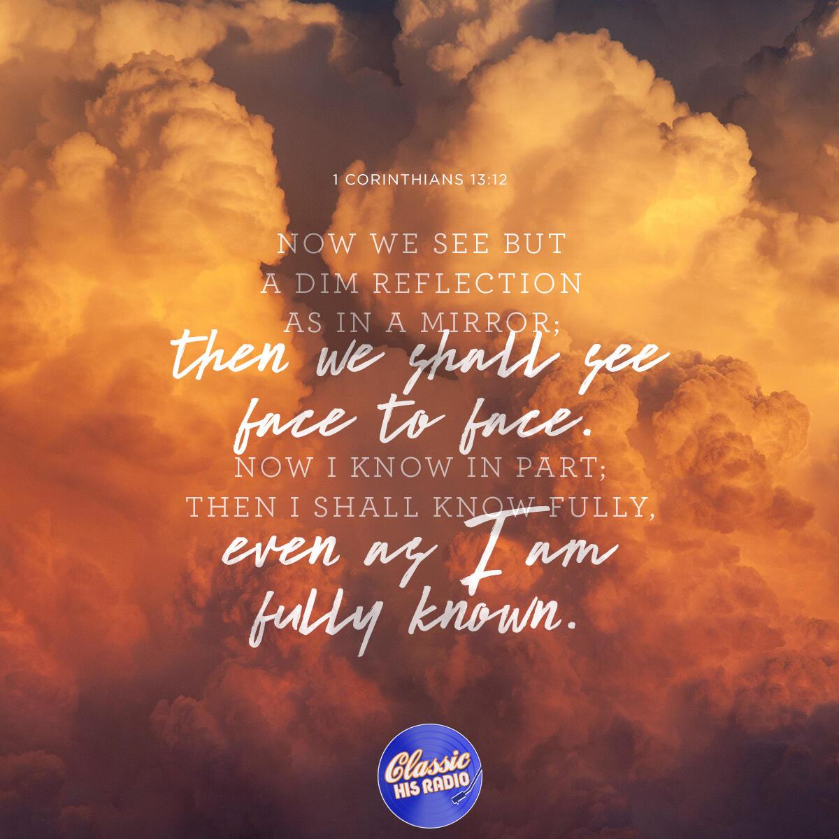 1 Corinthians 13:12 - Verse of the Day