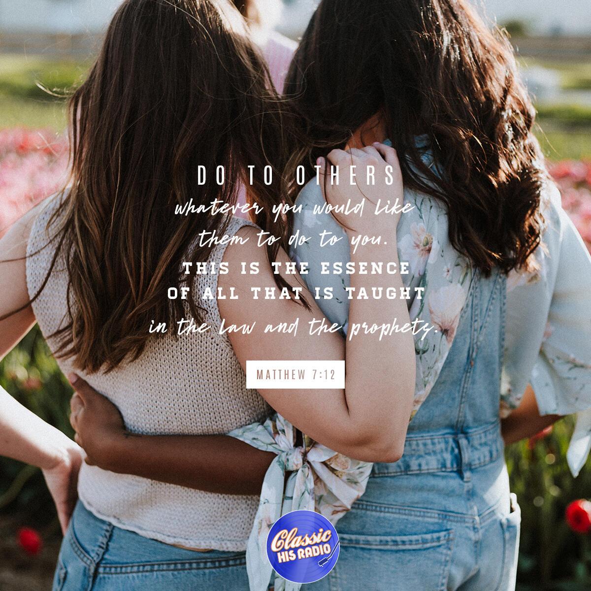 Matthew 7:12 - Verse of the Day