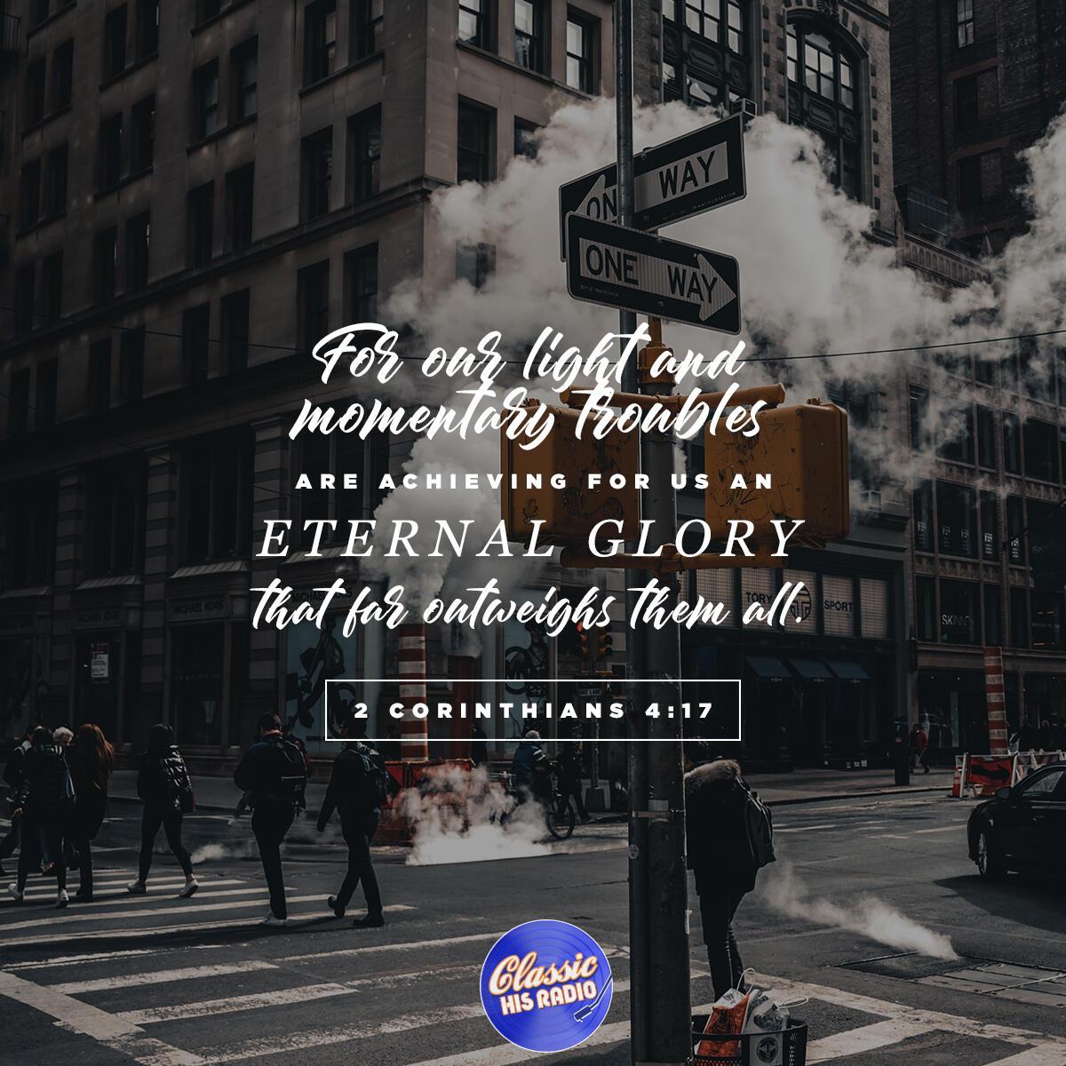 2 Corinthians 4:17 - Verse of the Day