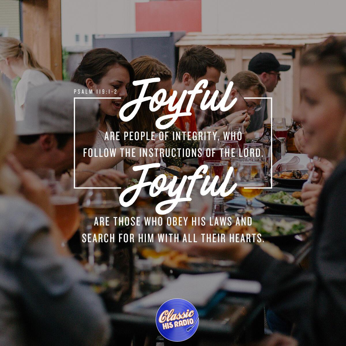 Psalm 119:1-2 - Verse of the Day