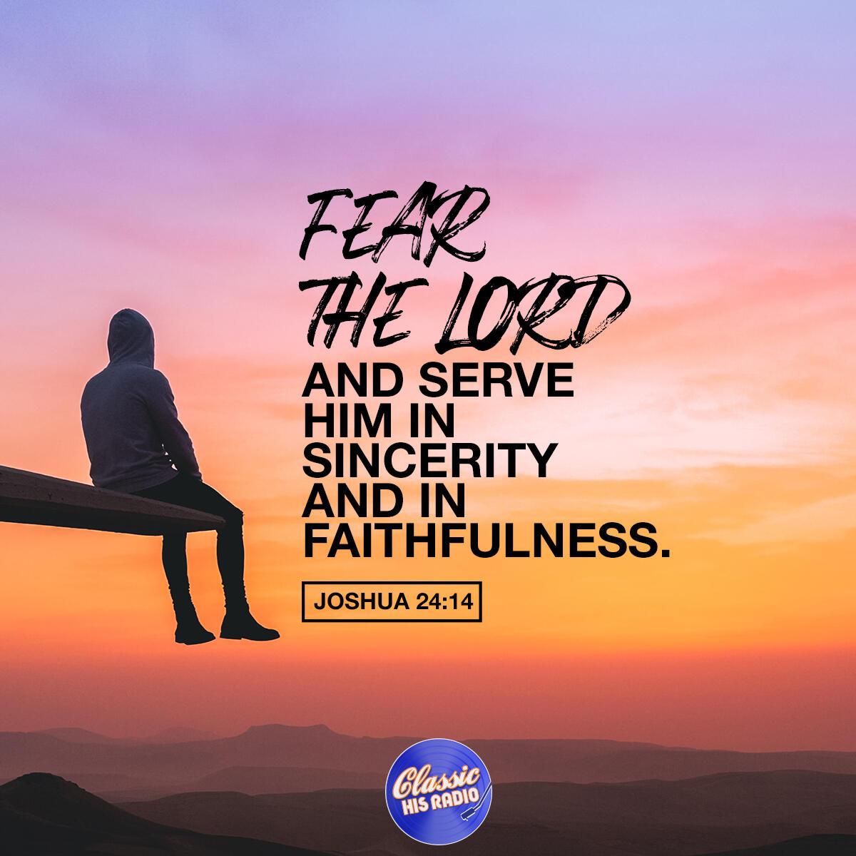 Joshua 24:14 - Verse of the Day