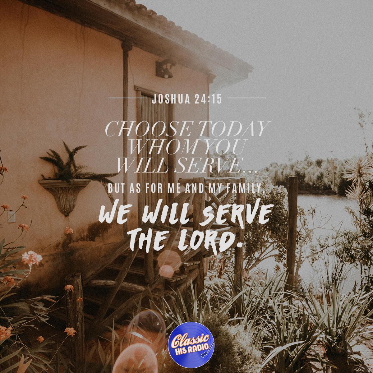 Joshua 24:15 - Verse of the Day