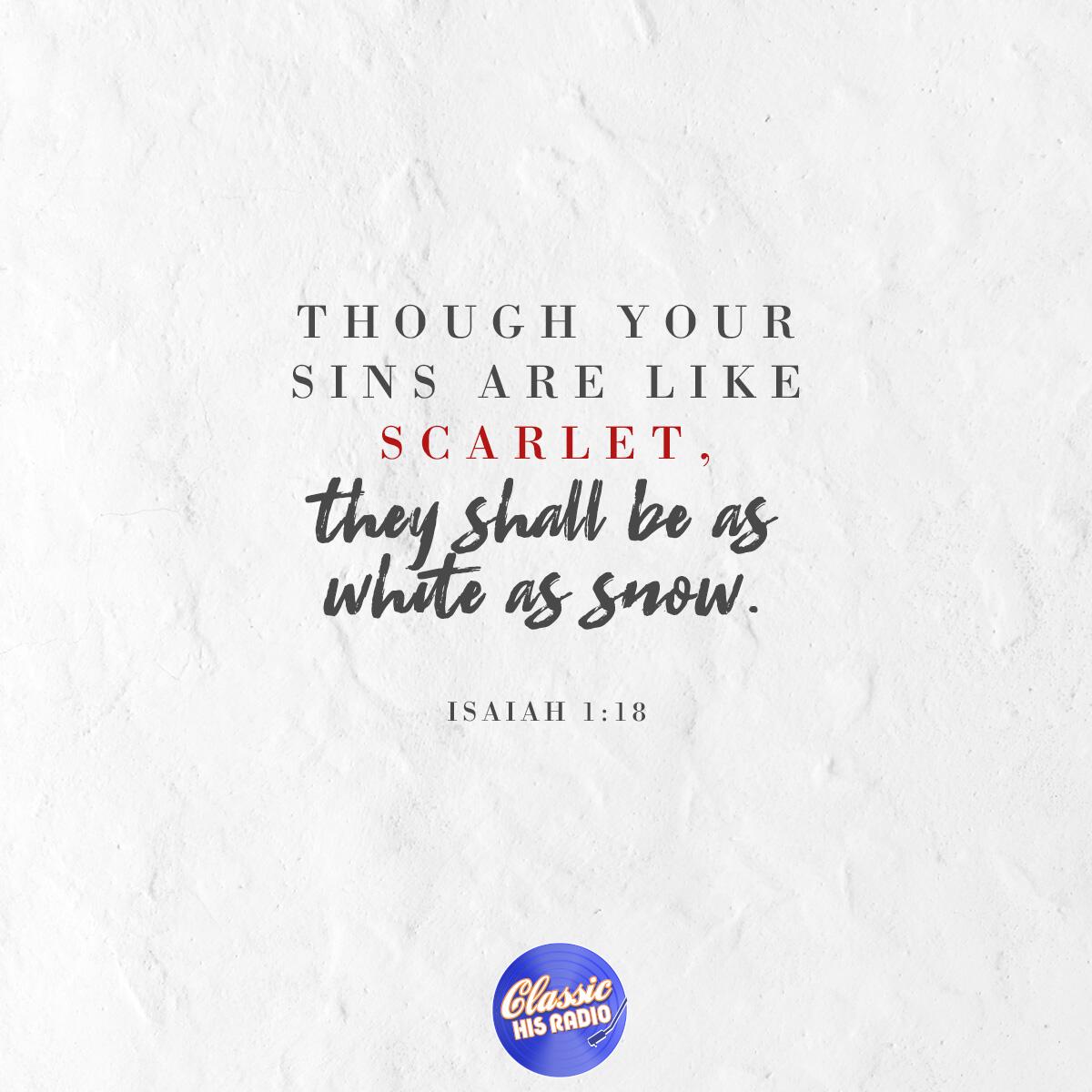 Isaiah 1:18 - Verse of the Day