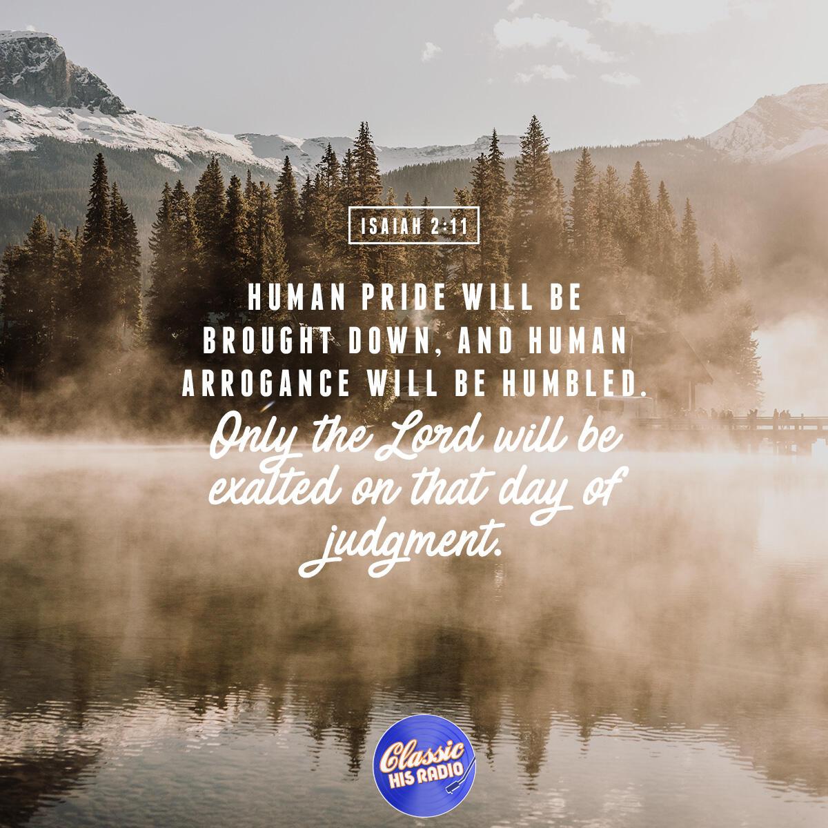 Isaiah 2:11 - Verse of the Day