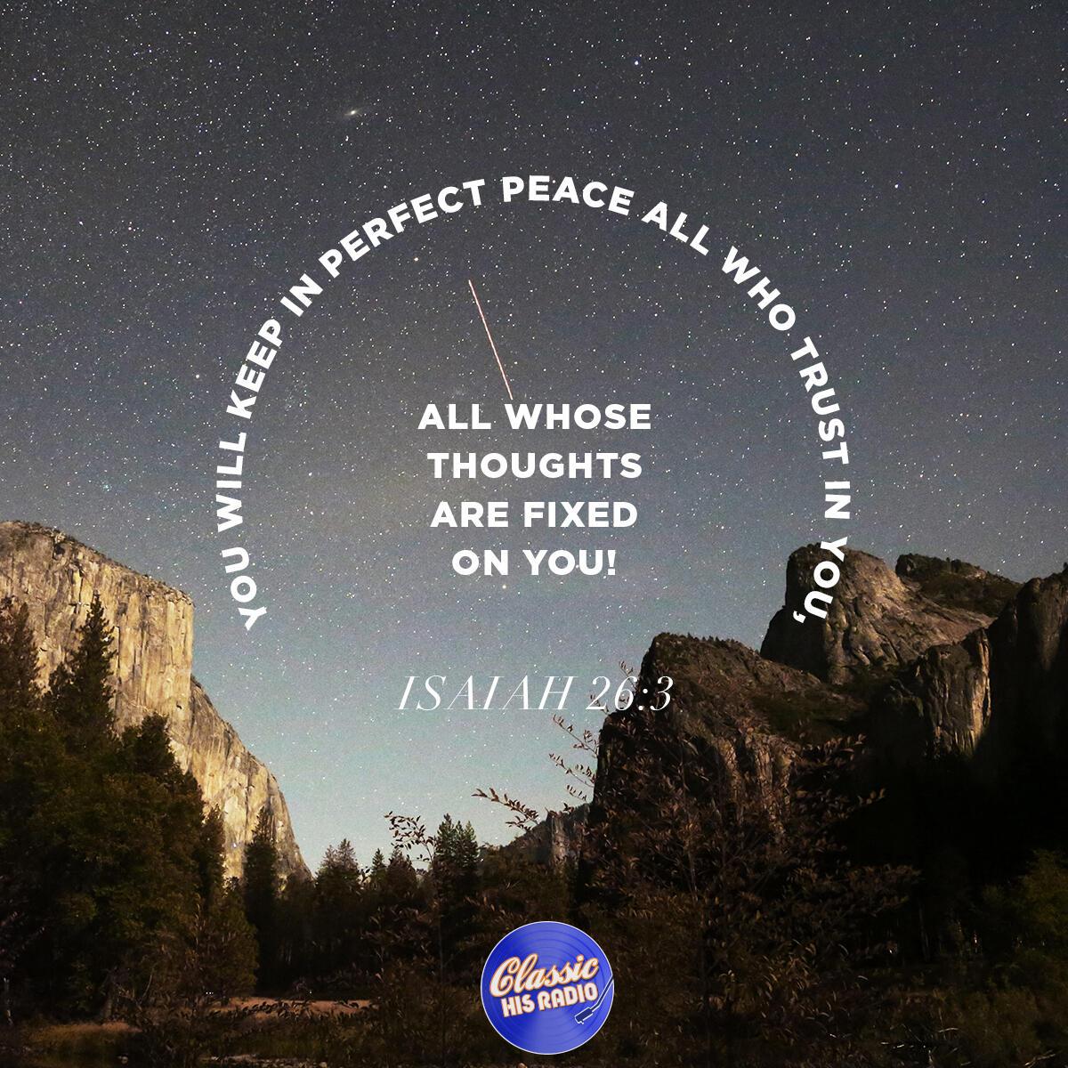 Isaiah 26:3 - Verse of the Day