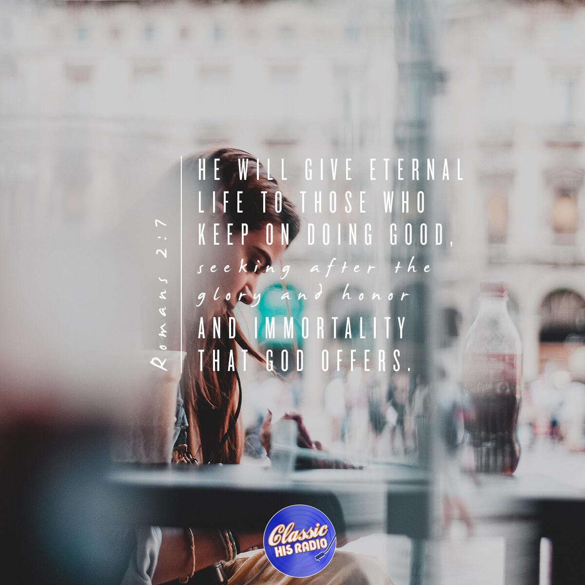 Romans 2:7 - Verse of the Day