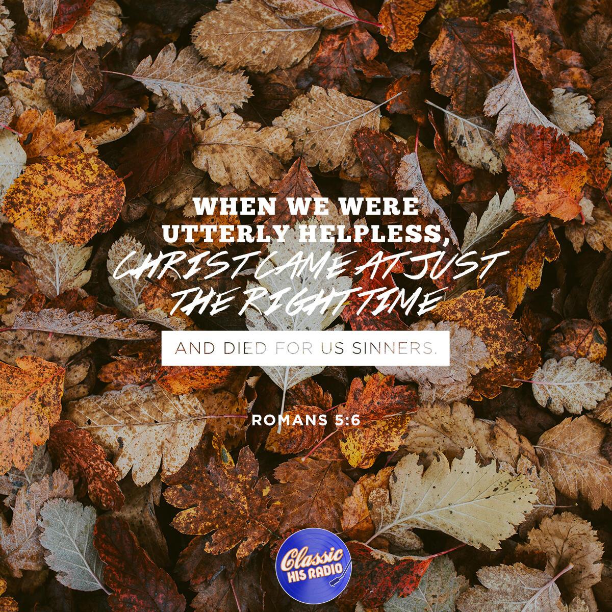 Romans 5:6 - Verse of the Day