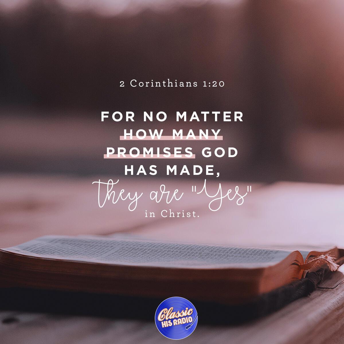 2 Corinthians 1:20 - Verse of the Day