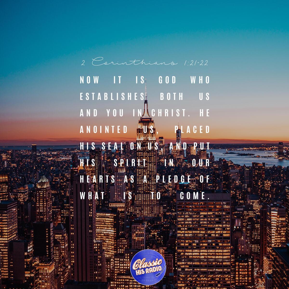 2 Corinthians 1:21-22 - Verse of the Day