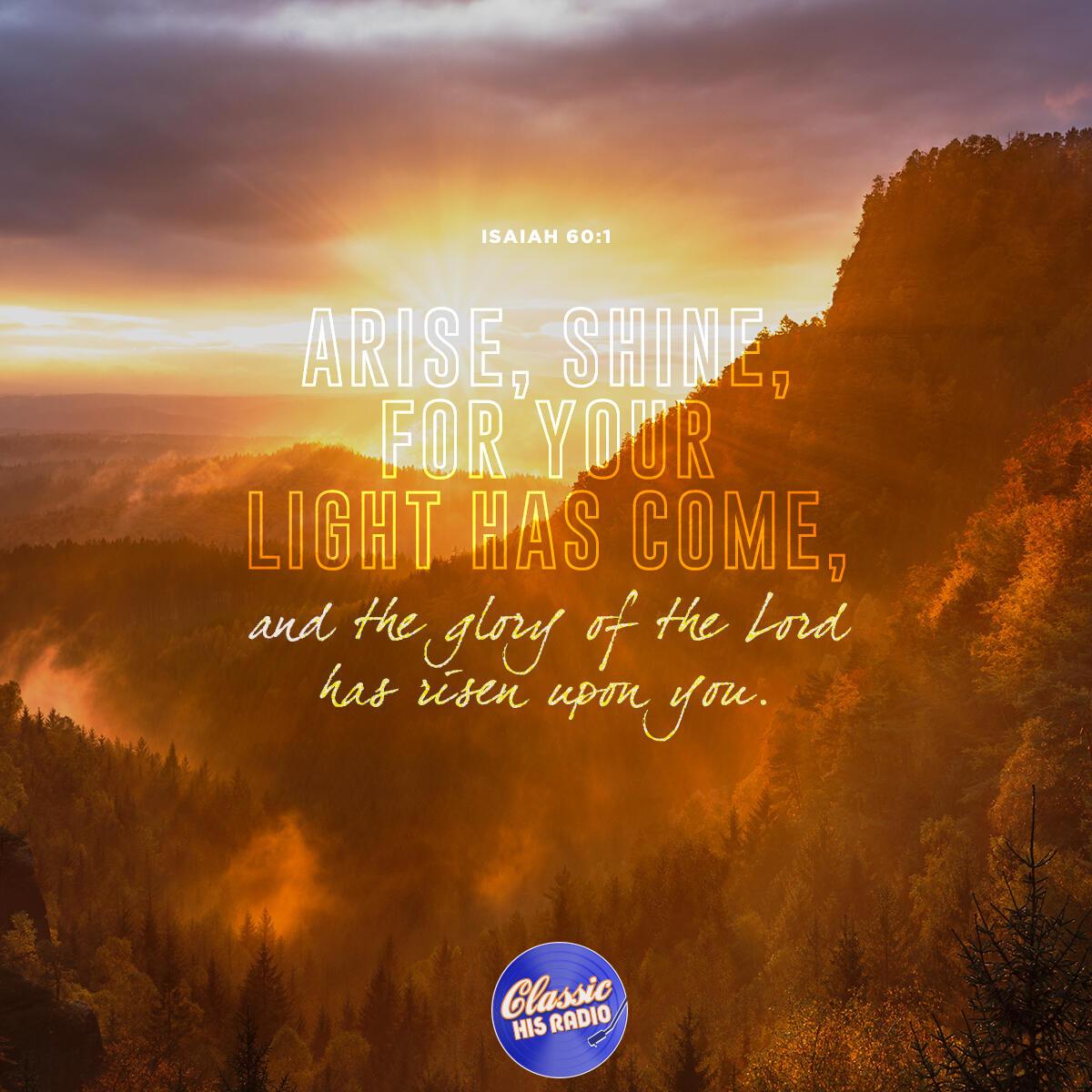 Isaiah 60:1 - Verse of the Day