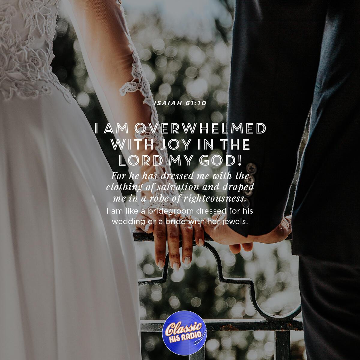Isaiah 61:10 - Verse of the Day