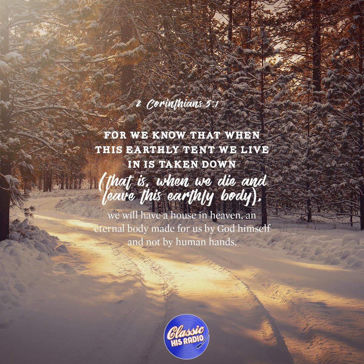 2 Corinthians 5:1 - Verse of the Day