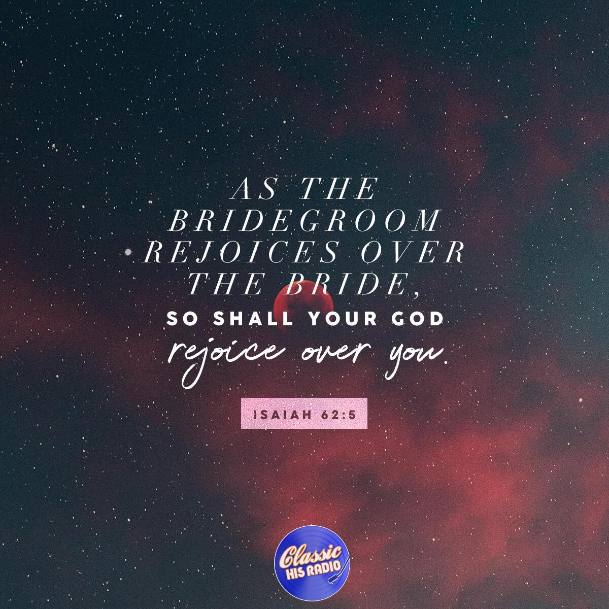 Isaiah 62:5 - Verse of the Day