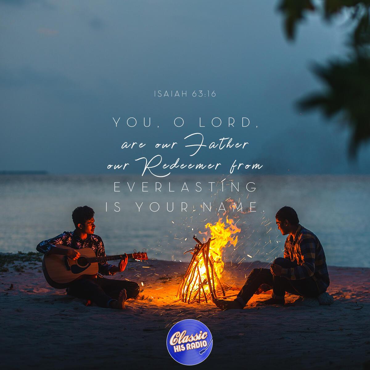 Isaiah 63:16 - Verse of the Day