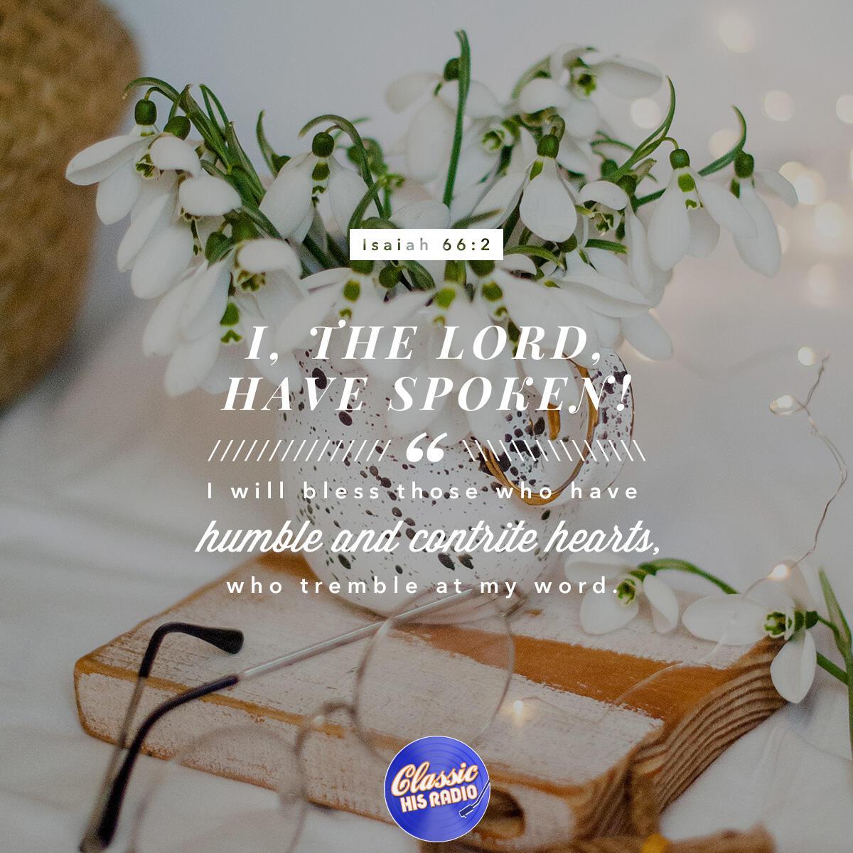 Isaiah 66:2 - Verse of the Day