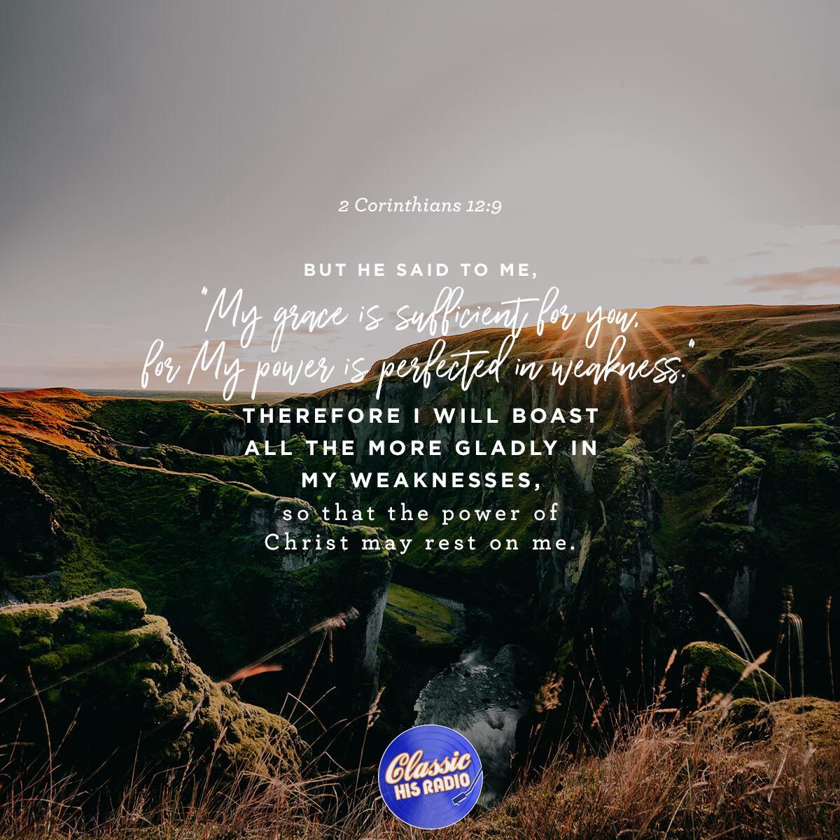 2 Corinthians 12:9 - Verse of the Day