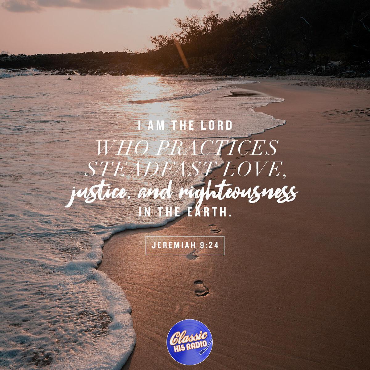 Jeremiah 9:24 - Verse of the Day