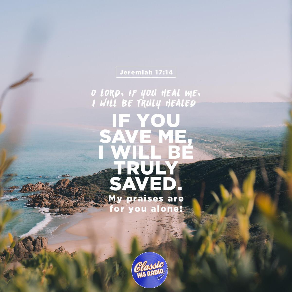 Jeremiah 17:14 - Verse of the Day